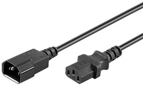 Goobay IEC prailginimas, 3m, juodas