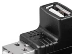 USB adapteris 90 laipsnių kampu