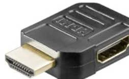 HDMI į HDMI kampinis adapteris