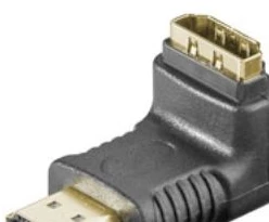 Goobay Perėjimas HDMI lizdas – HDMI kištukas kampinis 270°