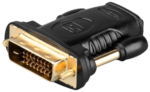 „Goobay“ | HDMI/DVI-D adapteris, su auksine danga | 68931