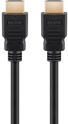 goobay HDMI Ethernet kabelis HDMI 50 cm Juodas