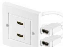 Goobay Lizdas natynkowe 2x HDMI (51723)