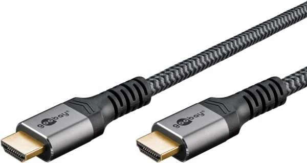 Goobay HDMI kabelis su tvirtu pyniniu laidu