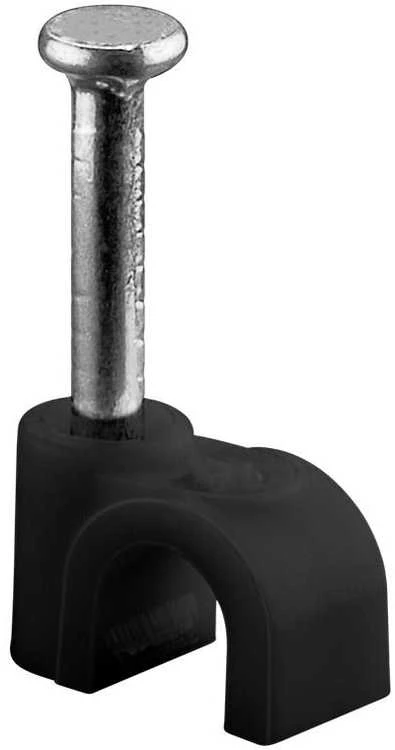 Flop uchwyt kabla apvalus JUODA Goobay 100x 4mm