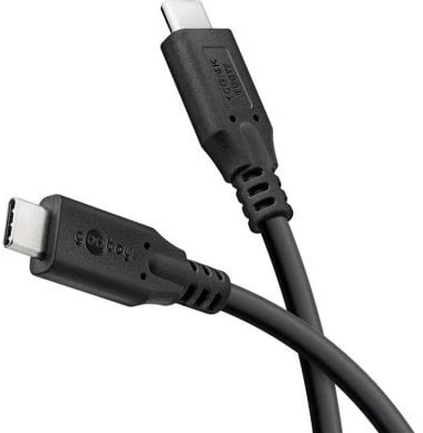 Kabelis USB Goobay USB-C - USB-C 1.5 m Juodas (RB74201)