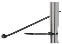 Goobay KB 200, nailonas, juoda, 200 mm