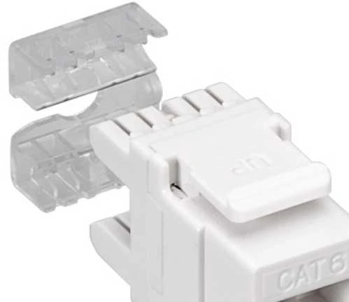 Goobay Gogobay 95740 Keystone modulis RJ45 CAT 6, UTP, 250 MHz, baltas