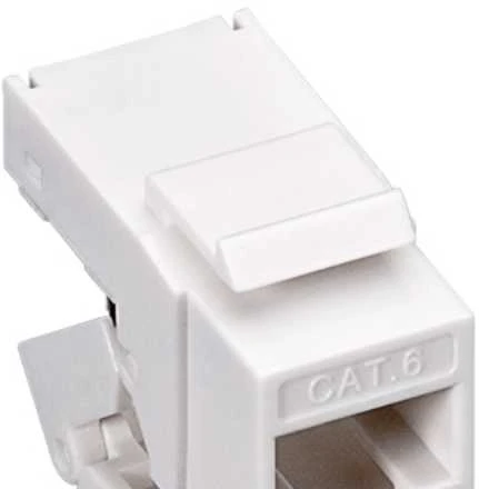Goobay Gogobay 95742 Keystone modulis RJ45 CAT 6, UTP, 250 MHz, baltas