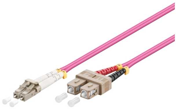 Goobay Šviesolaidinis kabelis, Multimode (OM4) Violett - Kabelio ilgis 3 m