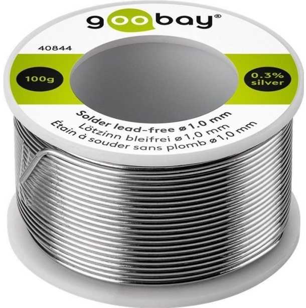 Goobay Litavimo skarda su fliusu 1,0 mm 100 g bešvinė