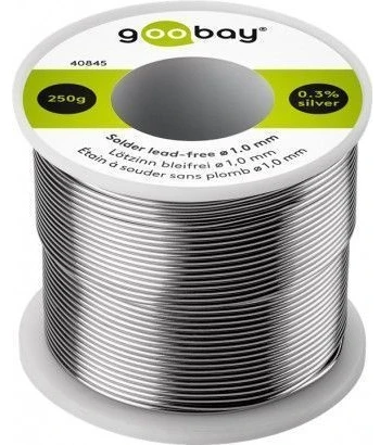 Goobay Bešvinis litavimo lydinys 1mm 250g (40845)