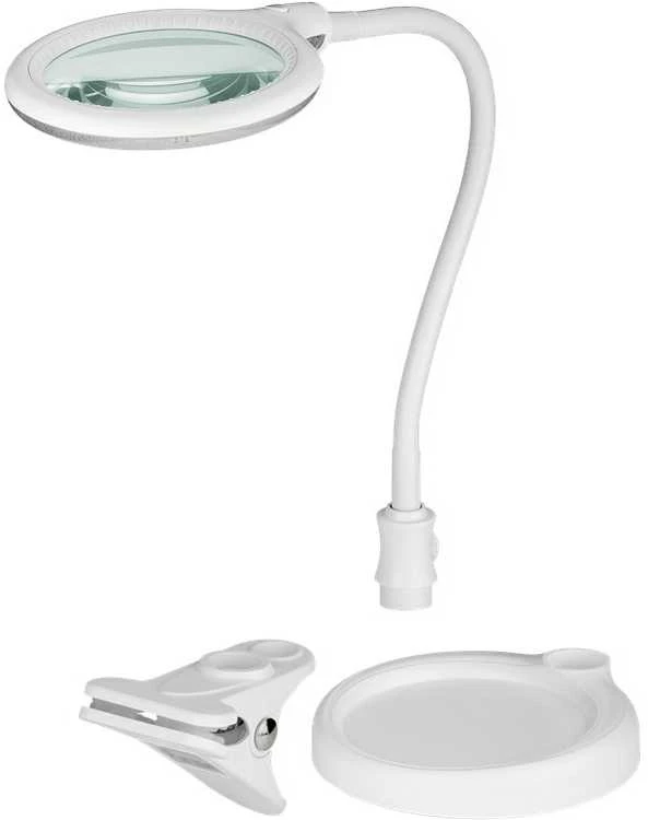Kosmetinė didinamojo stiklo lempa 30xLED 6W 480lm Goobay K/S