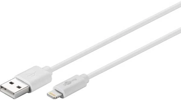 Goobay | „Lightning“ USB įkrovimo ir sinchronizavimo kabelis | 54600 | USB-C prie „Lightning Apple Lightnin“ (8 kontaktų) | USB 2.0 kištukas (A tipas)