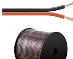 Goobay garsiakalbio laidas 2x2,5mm CCA 100m juodai raudonas