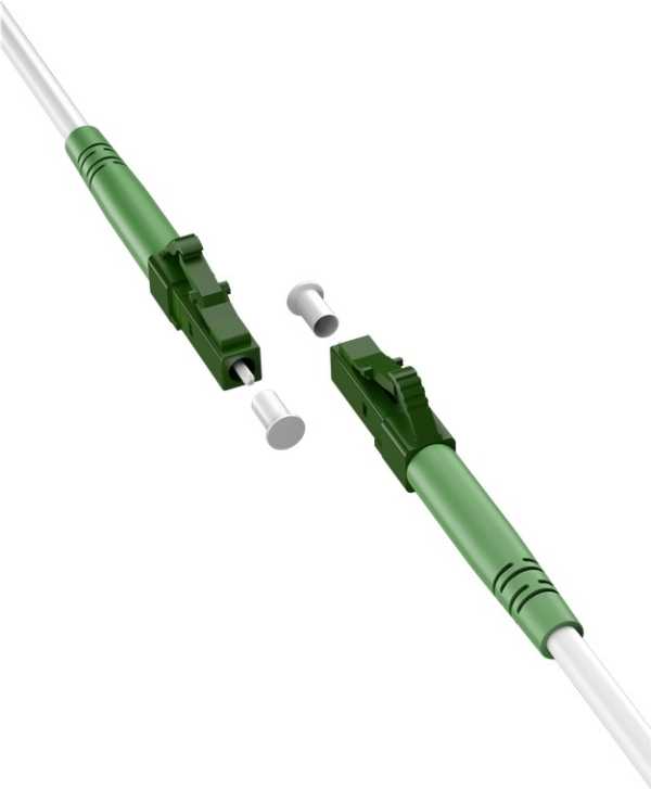 „Goobay“ šviesolaidinis kabelis (FTTH), vienmodis (OS2) baltas, baltas (paprastas), 10 m – laido ilgis 10 m