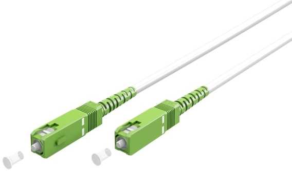 „Goobay“ šviesolaidinis kabelis (FTTH), vienmodis (OS2) baltas, baltas (paprastas), 20 m – laido ilgis 20 m