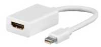 Goobay | Mini DisplayPort/HDMI adapterio laidas 1.1 | 51729 | Baltas | Mini DisplayPort vyriškas | HDMI moteriškas (A tipas)