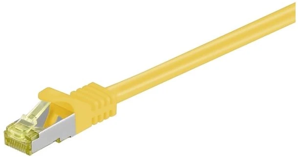 Goobay RJ-45 CAT7 25 m, 25 m, Cat7, S/FTP (S-STP), RJ-45, RJ-45, Geltona