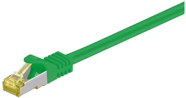 Goobay RJ-45 CAT7 7,5 m, 7,5 m, Cat7, S/FTP (S-STP), RJ-45, RJ-45, Žalias