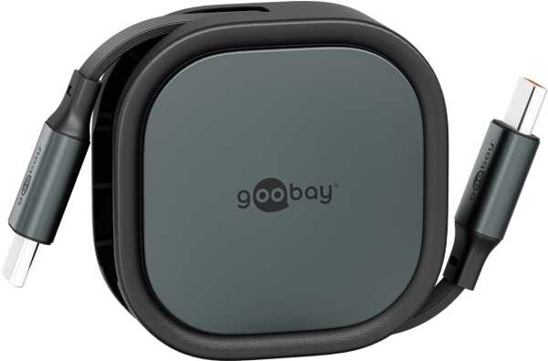 USB kabelis Goobay USB-C - USB-C 1 m, juodas