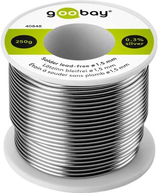 Goobay Solder be švino; ø 1,5 mm, 250 g 40848