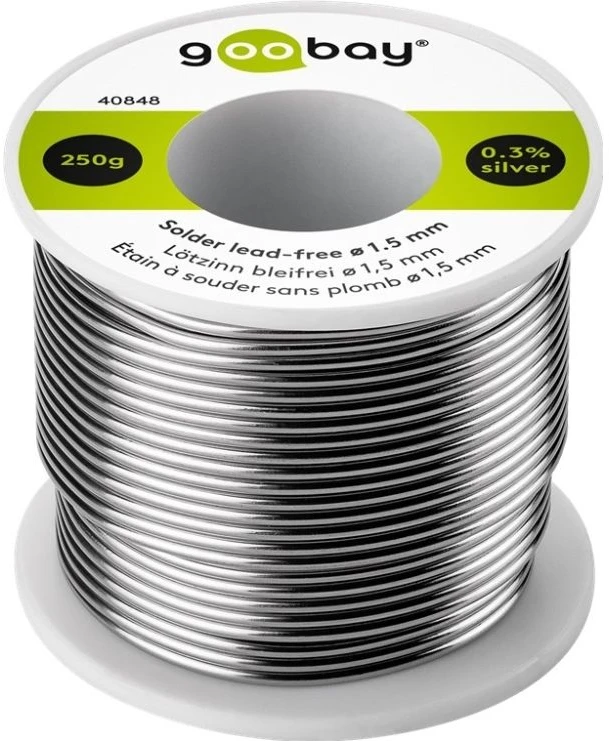 Goobay Solder be švino; ø 1,5 mm, 250 g 40848