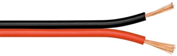 Goobay Cable Garsiakalbio Kabelis Raudonas Juodas CU - Kabelio ilgis 50 m