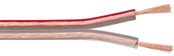 Goobay Cable Garsiakalbio Kabelis Skaidrus CU - Kabelio ilgis 100 m