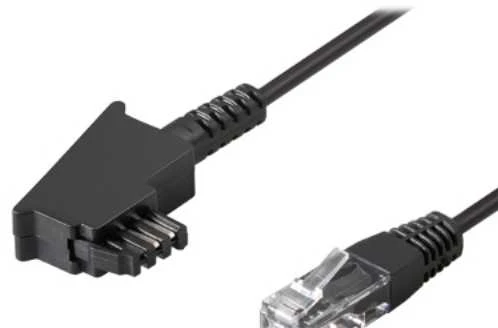 TAE į RJ45 DSL kabelis su jungtimis