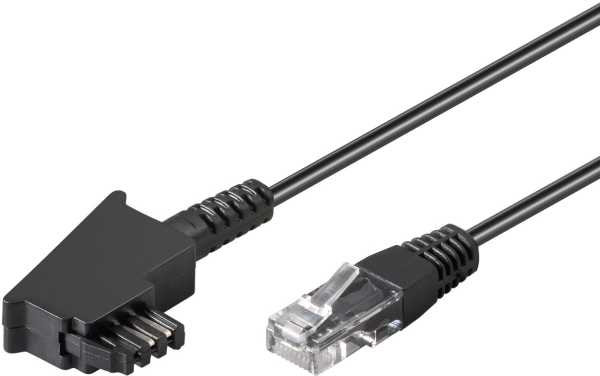 Goobay TAE-F–DSL/VDSL jungiamasis kabelis – kabelio ilgis 6 m