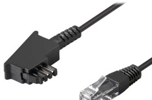 Goobay TAE-F–DSL/VDSL jungiamasis kabelis – kabelio ilgis 6 m