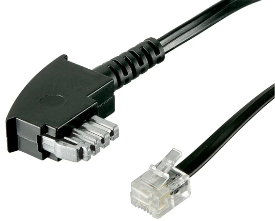 Goobay Telefono laidas TAE-N -> RJ11 6m, juodas