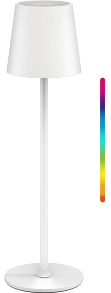Goobay Belaidė LED stalinė lempa, dydis M, 38 cm, RGBW, balta