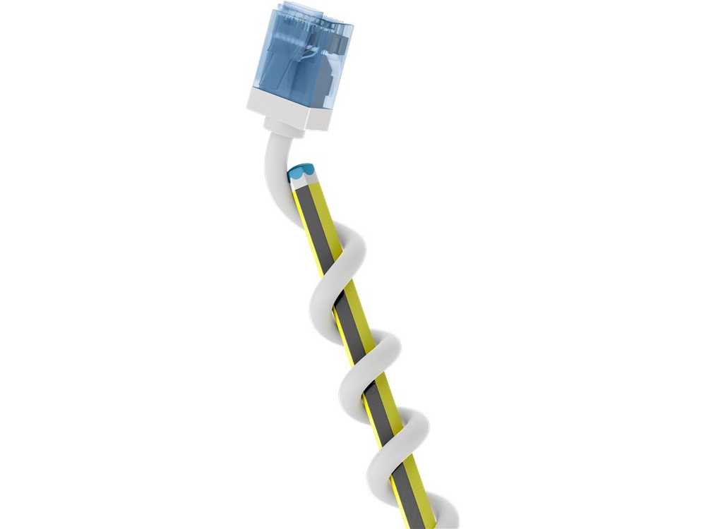 Goobay Itin lankstus CAT 6A kabelis, plonas, U/UTP, baltas - Laido ilgis 0,15 m