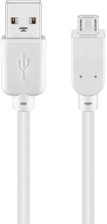 Goobay Kabelis USB USB-A – micro-B 0,3 m baltas (RB96191)