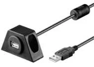 Goobay 2m USB 2.0 ilgintuvas su fiksuotu tvirtinimu