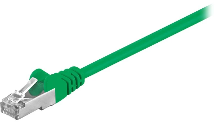 Goobay Wentronic Goobay CAT 5e Komutacinis kabelis, F/UTP, žalias, 20 m - CCA coppergemisch (50871)