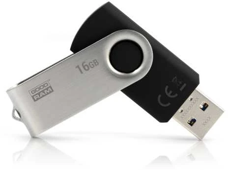 Atmintinė USB 3.0 GOODRAM UTS3 16GB, juoda sp.