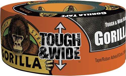 Gorilla Tape Tough & Wide izoliacinė juosta juoda 7.31cm × 27m