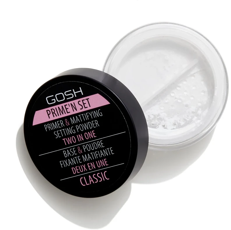 „Gosh Velvet Touch Prime´n Set 2in1 Transparent“ pudra 7g