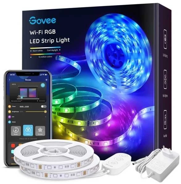 Govee H6110 RGB LED juostelės | Taśma LED | Wi-Fi, Bluetooth, RGB