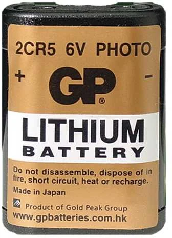Elementas GP LITHIUM 2CR5, 6V