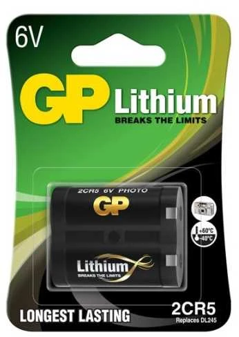 Elementas GP LITHIUM 2CR5, 6V
