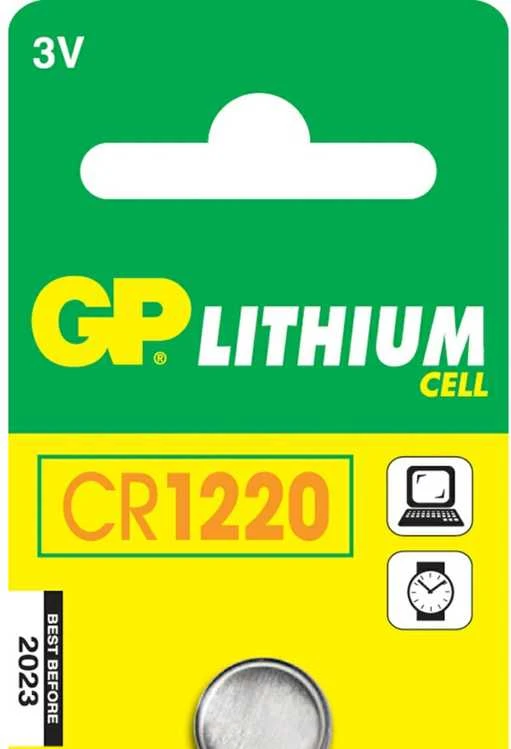 Baterija GP ličio CR 1220-C1 / 2180