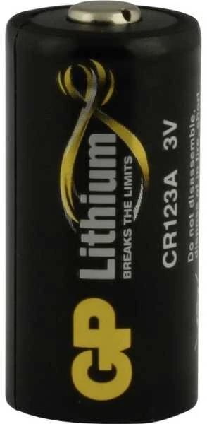  GP Baterija Lithium CR123A - Single-use battery - CR123A - Lithium - 3 V - 1 pc(s) - Juodas