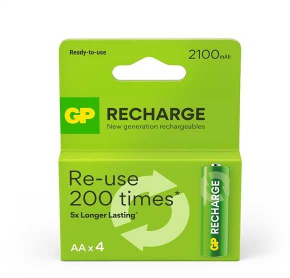 ACCU GP AA 2100MAH 4PCS