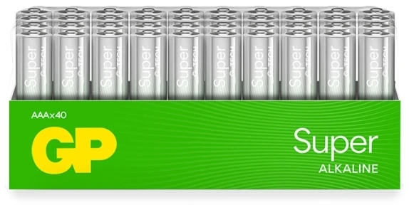 GP GP baterijos Super Alkaline 24A/LR03 vienkartinės AAA šarminės baterijos