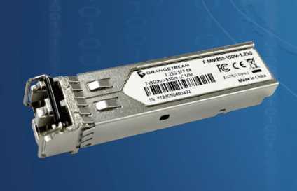 Grandstream Networks GrandStream SFP+ modulis GrandStream SFP+ modulis (kelių režimų, 850 nm bangos ilgis, 550 metrų, 1,25 Gbps)