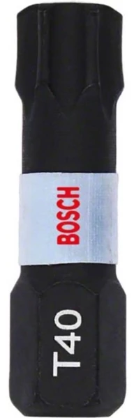 Bosch Suktuvo antgaliai T40 2 vnt./ Impact, L=25mm